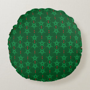 Coussin rond vert du milieu de la mer