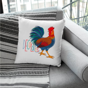 Coussin Rooster coloré DeColores Cursillo