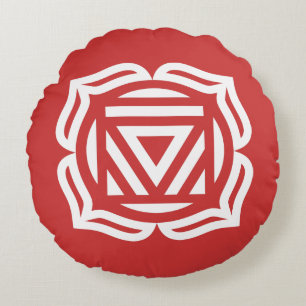 Coussin Root Chakra Energy Round