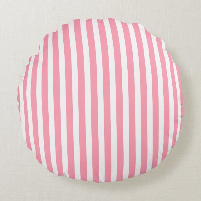 Coussin rose arrondi (Devant)