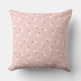 COUSSIN ROSE & BLANC NOËL HOLLY BERRIES