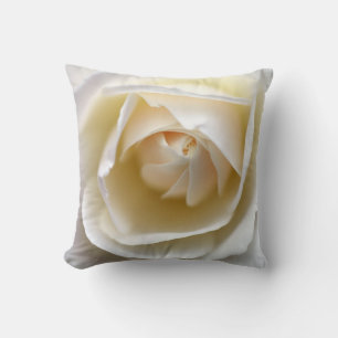 Coussin Rose blanche