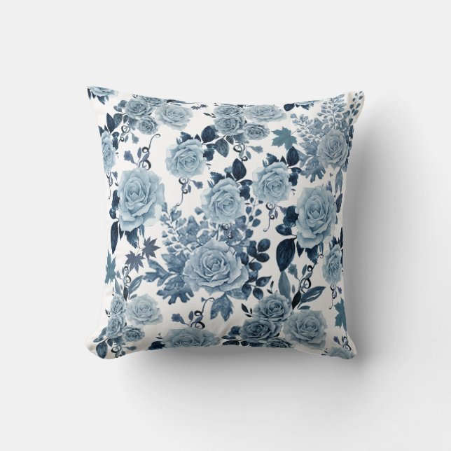 Coussin rose bleu (Recto)