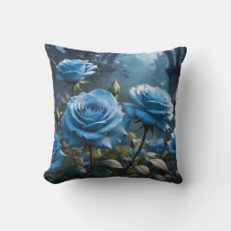 Coussin Rose bleu
