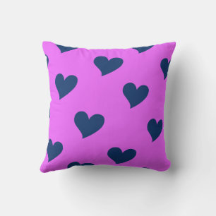 Coussin Rose Bleu Mignon Confortable Moderne Romantique Ch