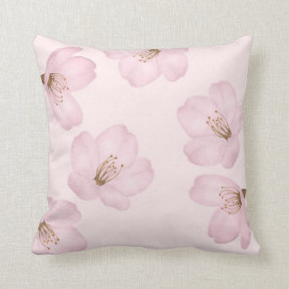Coussin rose-clair de Sakura de fleurs de cerisier