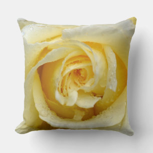 Coussin Rose couleur crème