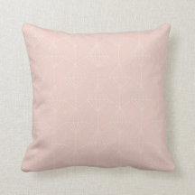 Coussin rose d'accent