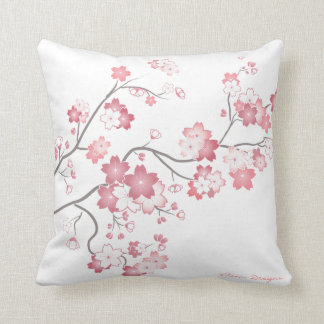 Coussin rose de fleurs de cerisier de Sakura -