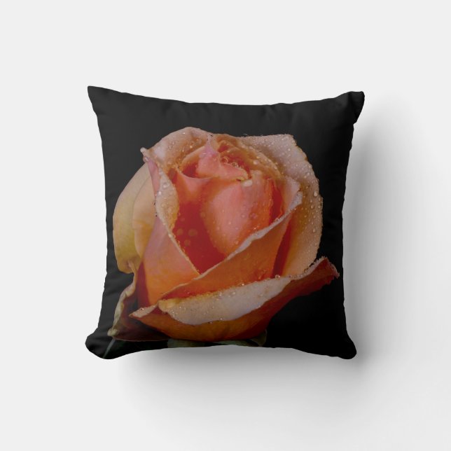 Coussin Rose de paix (Recto)