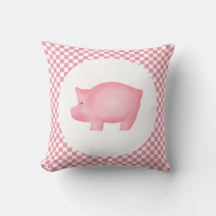 Coussin rose de porc
