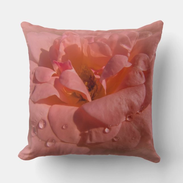 Coussin Rose de rose (Recto)