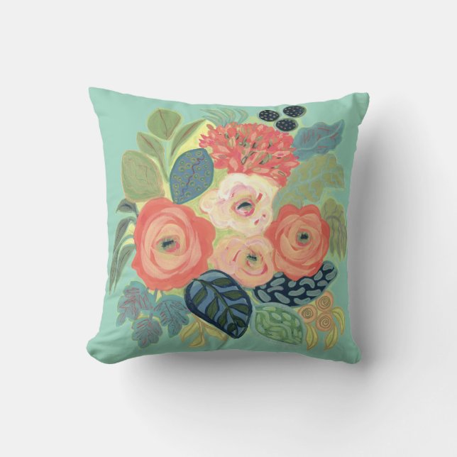 Coussin Rose et maman Coussin-Robin's Egg (Recto)
