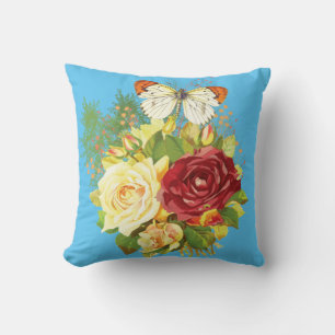 Coussin Rose et saisi