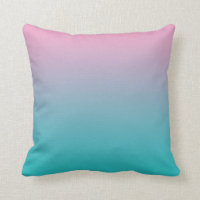 "Rose et turquoise Ombre"