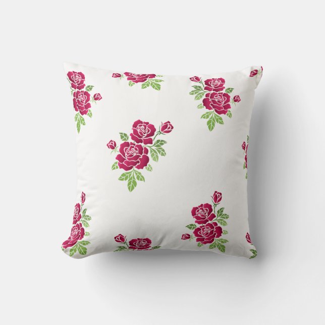 Coussin Rose Garden Dreams (Recto)