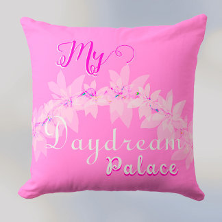 Coussin Rose girly tendance