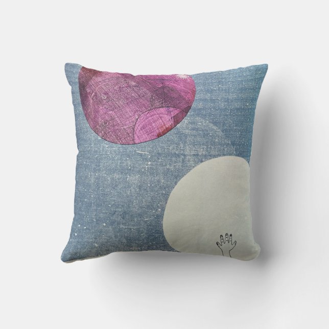 Coussin rose lune (Verso)