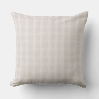Coussin Rose Pâle Plaid Délicat