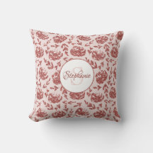 Rose Parties scintillant or Monogramme floral