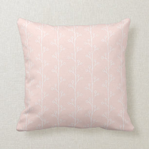 Coussin Rose pastel bébé floral mignon léger nurserie