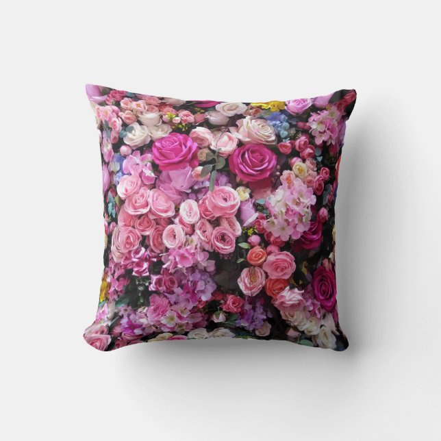 COUSSIN ROSE ROMANTIQUE (Recto)