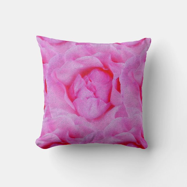 Coussin rose rose (Recto)