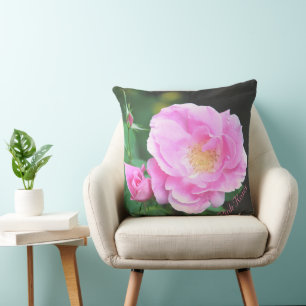 Coussin Rose rose florale