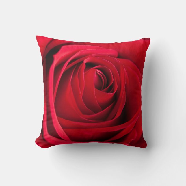 Coussin Rose rouge (Recto)