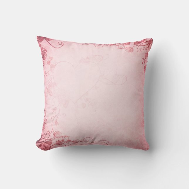 Coussin Rose vintage (Recto)