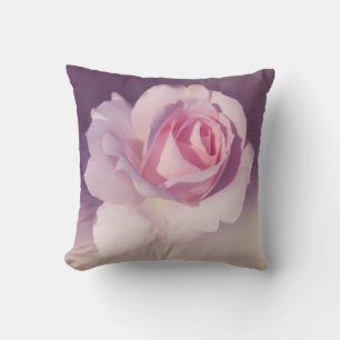 Coussin Rose vintage Flower Rose violet Design