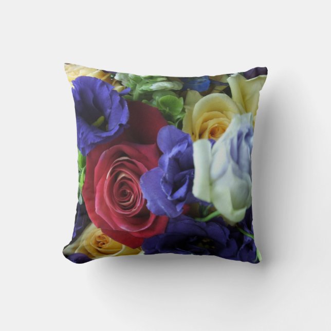 Coussin Roses d'été (Recto)