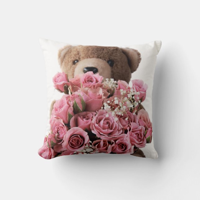 Coussin Roses d'ours (Recto)