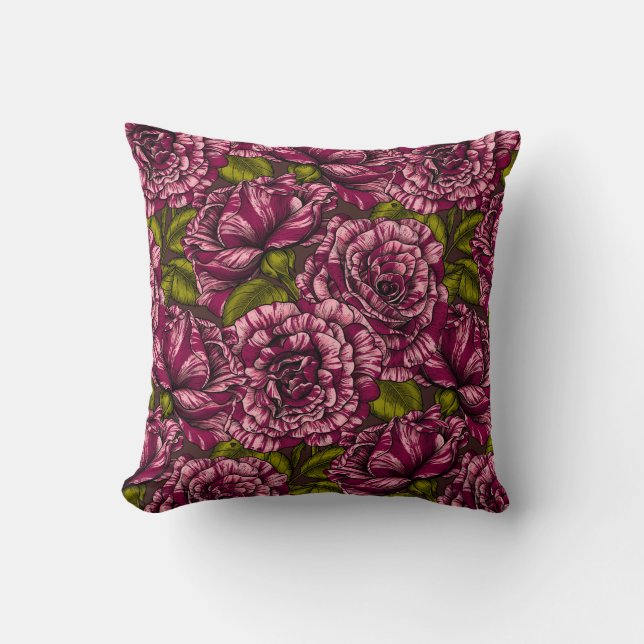 Coussin Roses pour vous (Recto)