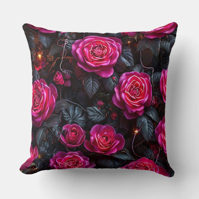 Coussin Roses roses (Recto)