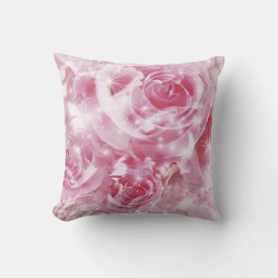 Coussin Roses roses douces
