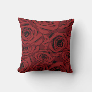 Coussin Roses rouges