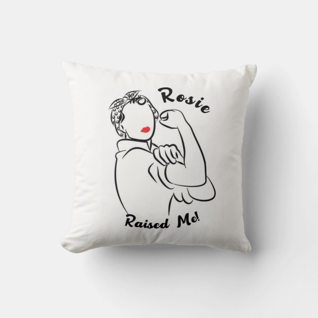 Coussin Rosie Augmente la décennie - Toile Imprimer (Recto)