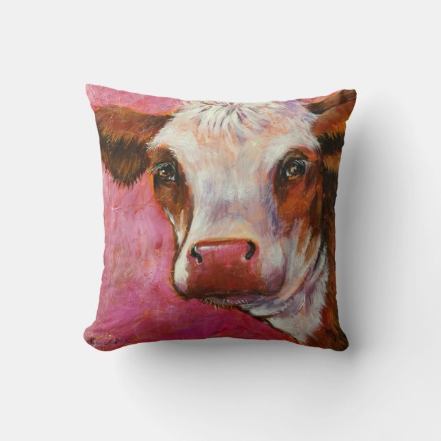 Coussin Rosie la vache à confort (Recto)