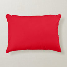 Coussin rouge 16 pouces x 12 pouces