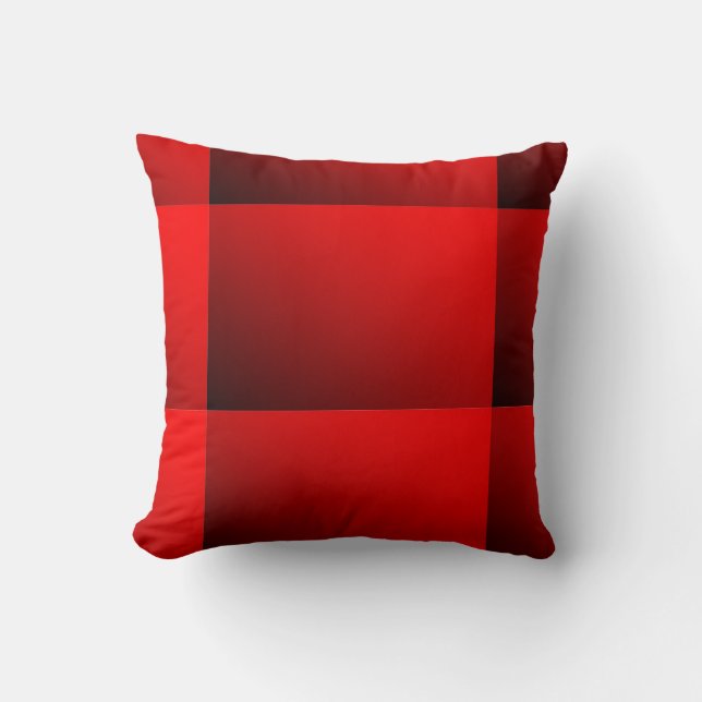 Coussin rouge à deux tons (Recto)