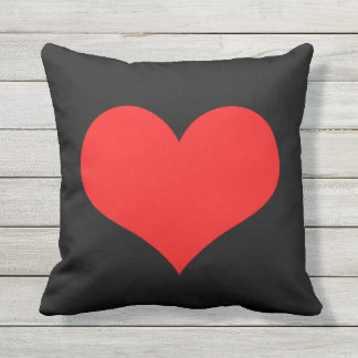 Coussin Rouge Coeur mignon Saint Valentin Couleur personna