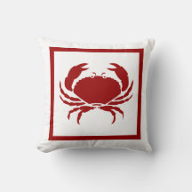 Coussin rouge CRAB