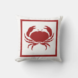 coussin rouge CRAB extérieur ou intérieur