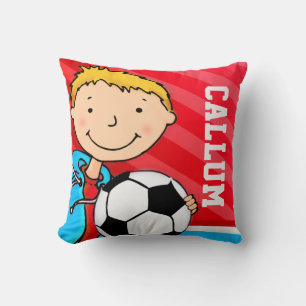 Coussin rouge de coussin de garçons d'enfants du