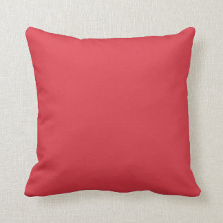 Coussin rouge de pavot solide