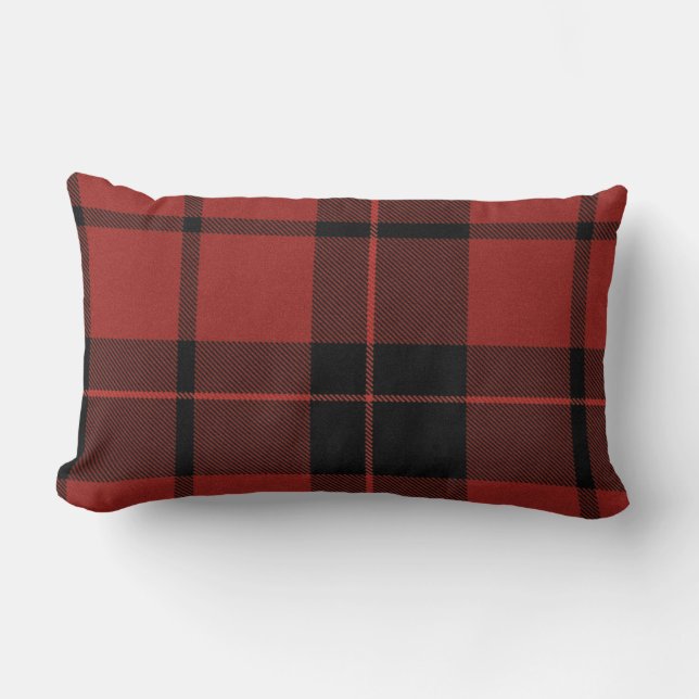 Coussin rouge de plaid fou (Recto)