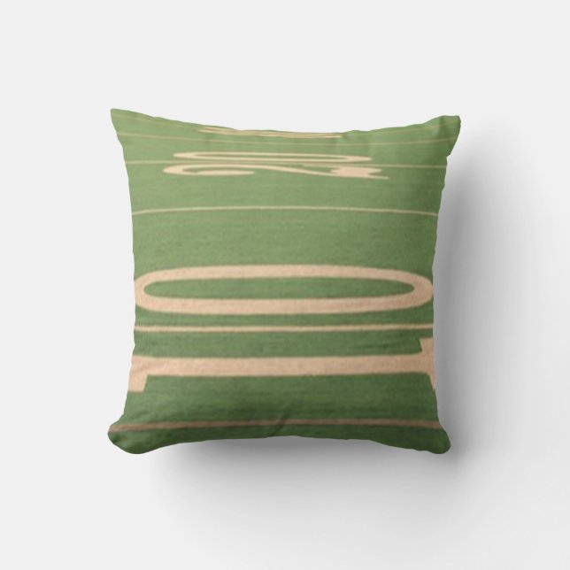 Coussin rouge du football de zone (Recto)