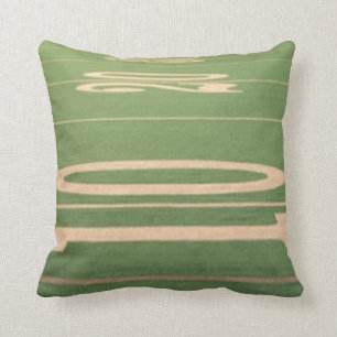 Coussin rouge du football de zone