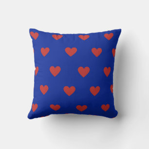 Coussin Rouge Élégant Cute Cosy Moderne Romantique Coeur C